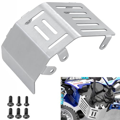 Stainless Steel RC Guard Armor Protector Skid Plate for LOSI 1/4 Promoto-MX Motorcycle Upgrade Parts...