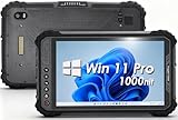 Kayoote ST9 Pro 8 inch 1000nits Rugged Tablet, Win 11 Pro Industrial Tablets, Celeron N5100 4GB RAM 64GB ROM, IP65 Waterproof, 5000mAh, 4G LTE, BT, NFC, GPS, BDS, GLONASS, Pad for Construction Work