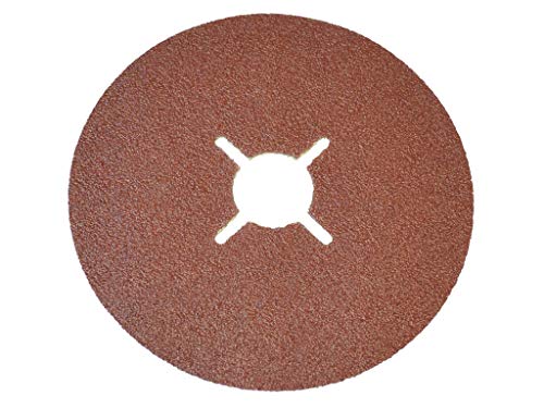 Faithfull AD11540 Resin Bonded Sanding Discs 115 x 22mm 40G (Pack 25)
