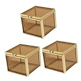 À bijoux ménagers - petits et compacts, la boîte à bijoux n'occupera pas beaucoup d'espace sur le bureau, très pratique, organisateur de parfum d'intérieur