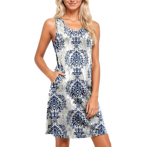 Robe d'été décontractée et fluide au design épuré pour le quotidien