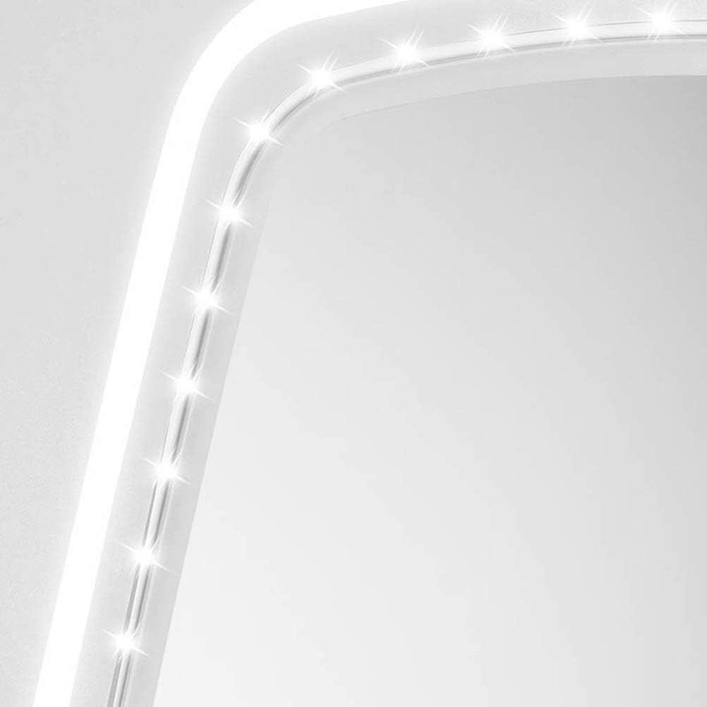 Makeup Mirror Led Cosmetic Mirror USB Charge Touch Dimmer Switch Operat Stand for Home Travel W image 4