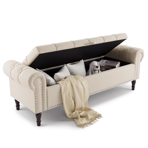 Cozyman Storage Bench Ottoman, 62