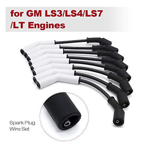 Kit de cables de bujía para GM LS3 LT 9070C Extreme 9000 Ceramic Boot 2