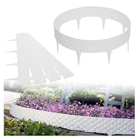 GARDENIX 3,2m Bordure de jardin rebord de jardin palisade pelouse parterre Aspect Rattan brun
