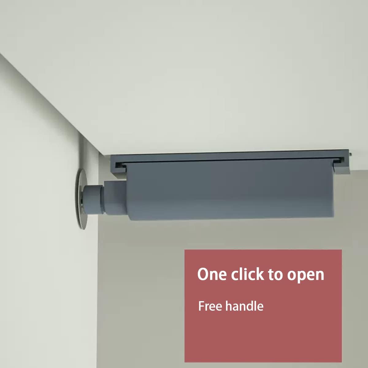 Push-to-Open Door Catch Cupboard Latch to Open Catches and Close The with a Single,Large(67mmx14mm)