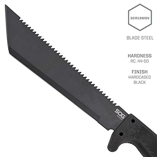 SOGfari 10 in. Machete, Kraton, Tanto Plain