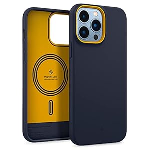 Caseology Nano Pop Mag Hoesje Compatibel met iPhone 13 Pro Max – Blueberry Navy