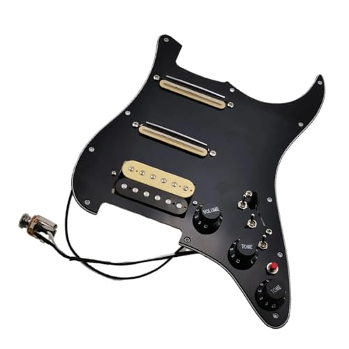 Pickguard pré-câblé HSS Alnico V mini simple plaque de guitare haute précision