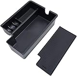 Vesul Center Console Armrest Storage Box Compatible with Mitsubishi Outlander Sport 2012 2013 2014 2015 2016 2017 2018 2019 2020 2021 ABS Tray Insert Organizer Glove Pallet