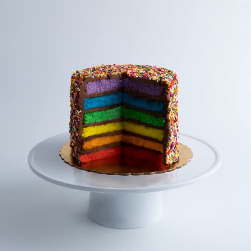 Carlo’s Cake Boss Chocolate Fudge Rainbow Cake, Small 6” Size - Serves 6 to 8 - Birthday Cakes and Treats for Delivery - Ideal Gift for Women, Men and Kids - Baked Fresh Daily, Delivered Frozen in Dry Ice
