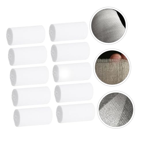Veemoon 10 piezas Rollos de Gasa Venda de Compresión 8cm X 600cm Vendaje de Primeros Auxilios para Emergencias, Entrenamiento y Uso Deportivo miniatura 5