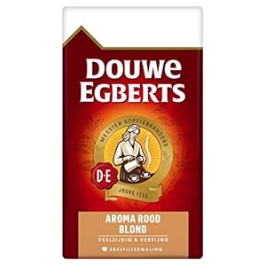 Douwe Egberts Filterkoffie Aroma Rood Blond (3.5 Kilogram, Intensiteit 04/09, Light Roast Koffie), 6 x 500 Gram