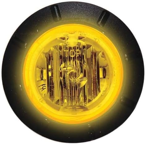 Maxxima M09400Y Amber 1-1/4" Round LED Clearance Marker Light image 2