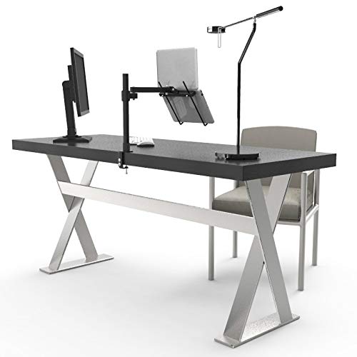 Height Adjustable Desktop Clamping 11-15 inch Laptop Holder Full Motion Cooling Lapdesk Notebook Holder Brakcet Tablet PC Stand