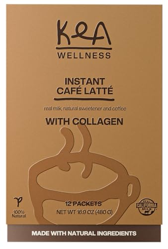 Kea Wellness Liquid Instant Café Latte with Collagen – All-Natural