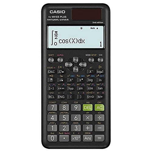 CASIO Calcolatrice scientifica FX 991ES PLUS 2, display nero a 12 cifre