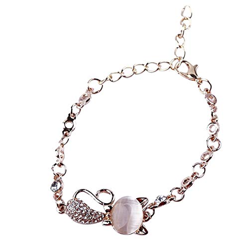 Jewlery Cat Bracelet Alloy A Wonderful Gift Anniversary Women Costume Jewelry for Women (Multicolor, One Size)