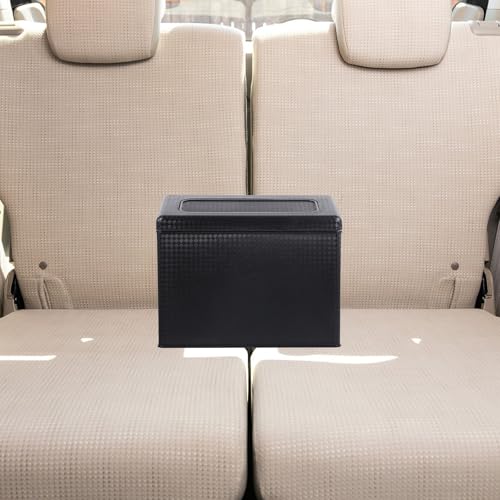 Cubo de material plástico BETOOKY con tapa para coche y oficina 7