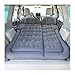 jtymx Inflatable SUV Car Mattress, Trunk Air Bed for Cars, Rear Seat Travel Bed, Portable RV Air Mattress with Honeycomb Design, PVC Flocked Material,(Blue)