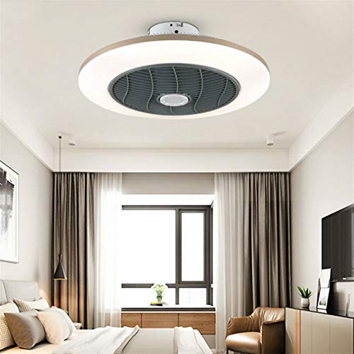 Ventilateur de plafond LED pour chambre et salon avec fonction été hiver inverseur