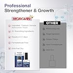 Morovan Nail Strengthener and Growth: Natural Keratin Repair Nail Polish Hardener & Ridge Filler Treatment for Damaged, Cracked, Thin Nails, Prevent Discoloration and Essential Nail Care for women - Image 5