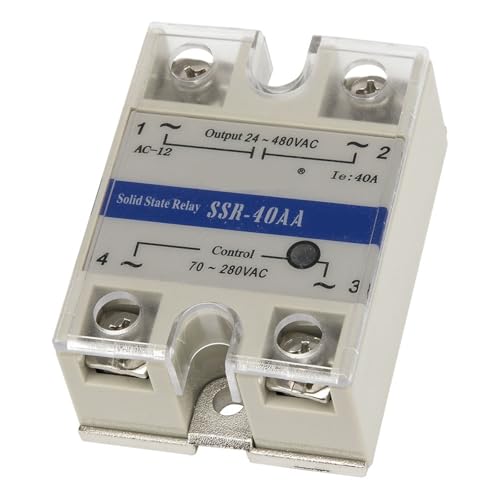 Relais statique SSR monophasé commutation silencieuse CA 480V 25A - 2