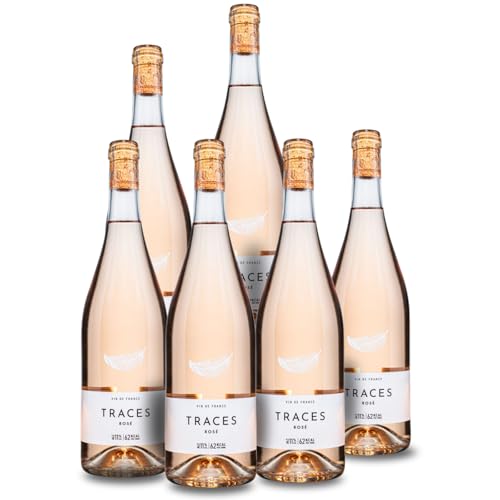 TRACES Rose | Light as a Feather Multi Award-Winning Pale Rose Wine | 6x750ml Bottles