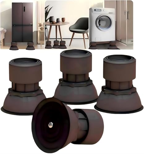 La mejor selección de lavasecadora lg 22 kg Top 5. 44 BCBCKEY 4Pcs Base Lavadora, Soporte para Lavadora, Patas Lavadora Antivibracion, 10-12cm Universal Ajustable Soporte Lavadora Secadora, Antivibración, Antideslizante, Reducción...