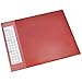 Produktbild Läufer 41654 Durella D1 Schreibtischunterlage mit transparenter Seitenleiste und Kalender, 52x65cm, rot, rutschfeste Schreibunterlage