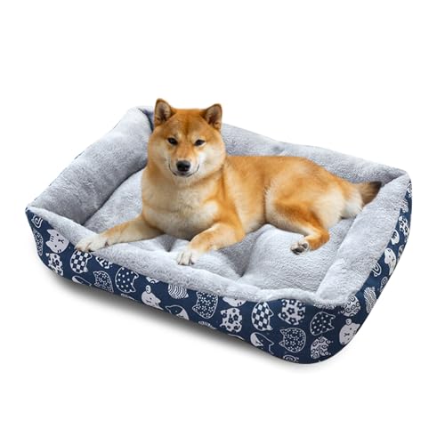 PETCUTE Cuccia per Cane,Morbida e Confortevole Cuccia per Cani per Cani Taglia Media Grande,Lavabile e Antiscivolo Cuccia per Cani Gatti, Letto per Cani Lavabile in Lavatrice