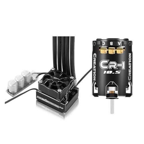 Beast PRO G2 160A ESC �� 540 3652 �Z���T�[�t���u���V���X���[�^�[�R���{ 1/10 �X�P�[���n�㐄�i�V�X�e���p 1 �Z�b�g(160A ESC 10.5T Motor)
