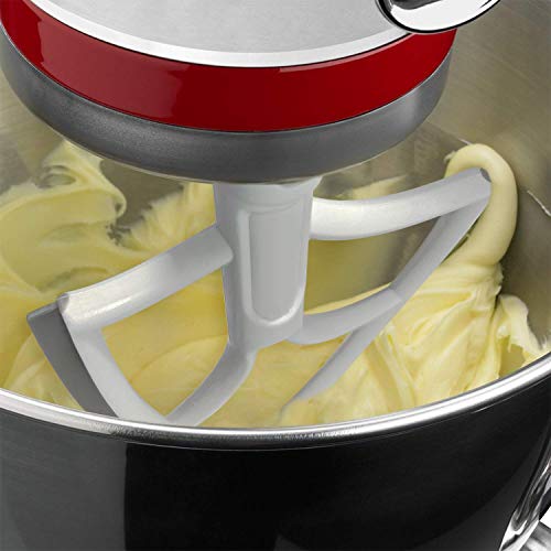 6 Quart Kitchenaid Mixer Attachments, Flex Edge Beater Paddle with Scraper for 6 QT Bowl-lift Kitchenaid Stand Mixer,Mixer Accessory Replacement