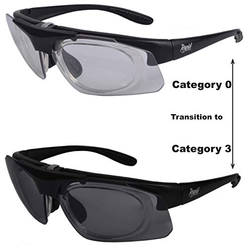 Rapid Eyewear Mens & Womens Rx PHOTOCHROMIC SPORTS SUNGLASSES FRAME FOR CORRECTIVE LENSES that Darken in the… - Image 2