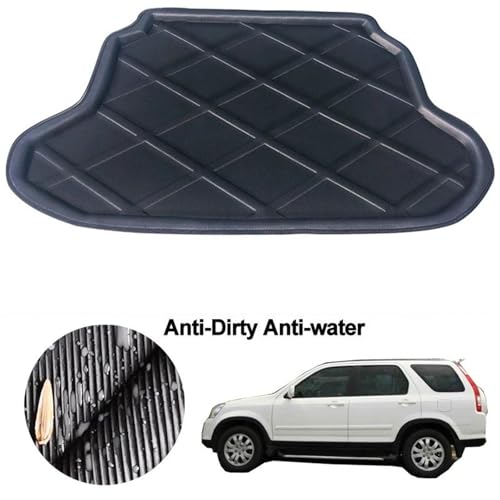 Tapis de sol de coffre CRV 2002 à 2006 doublure arrière étanche et durable - 2