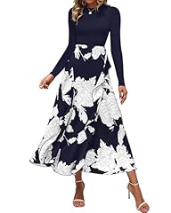 Big Floral White Navy