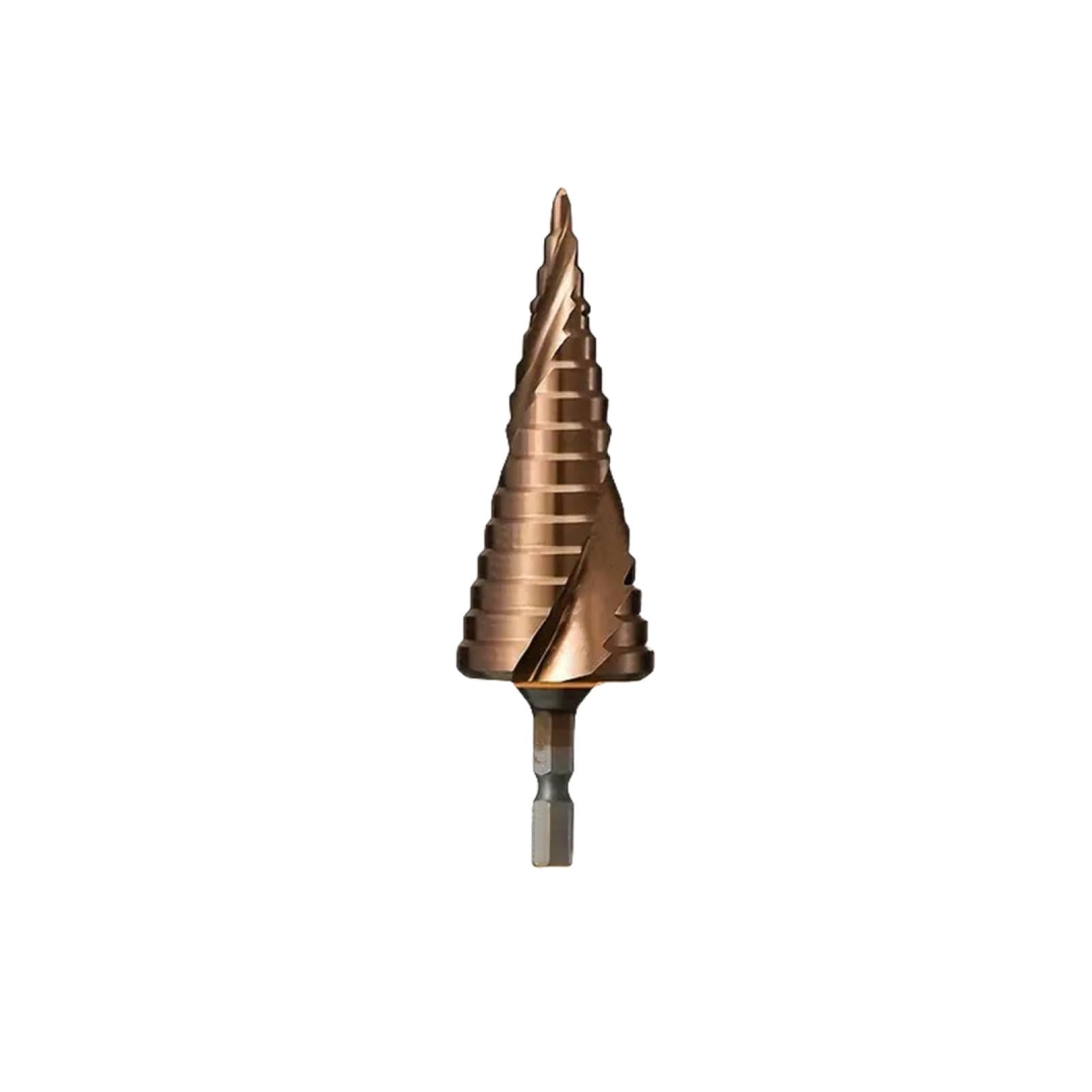 4-12/4-20/4-32mm M35 Kobalt Wiertło stopniowe stożkowe HSS-co Wiertło HSS spiralne Rowek trójkątny Trzonek do stali nierdzewnej (4-32MM)