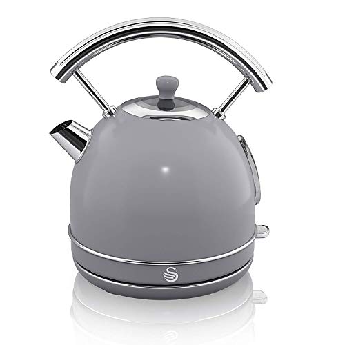 Preisvergleich Produktbild Swan SK14630PN Retro Dome Kettle grau