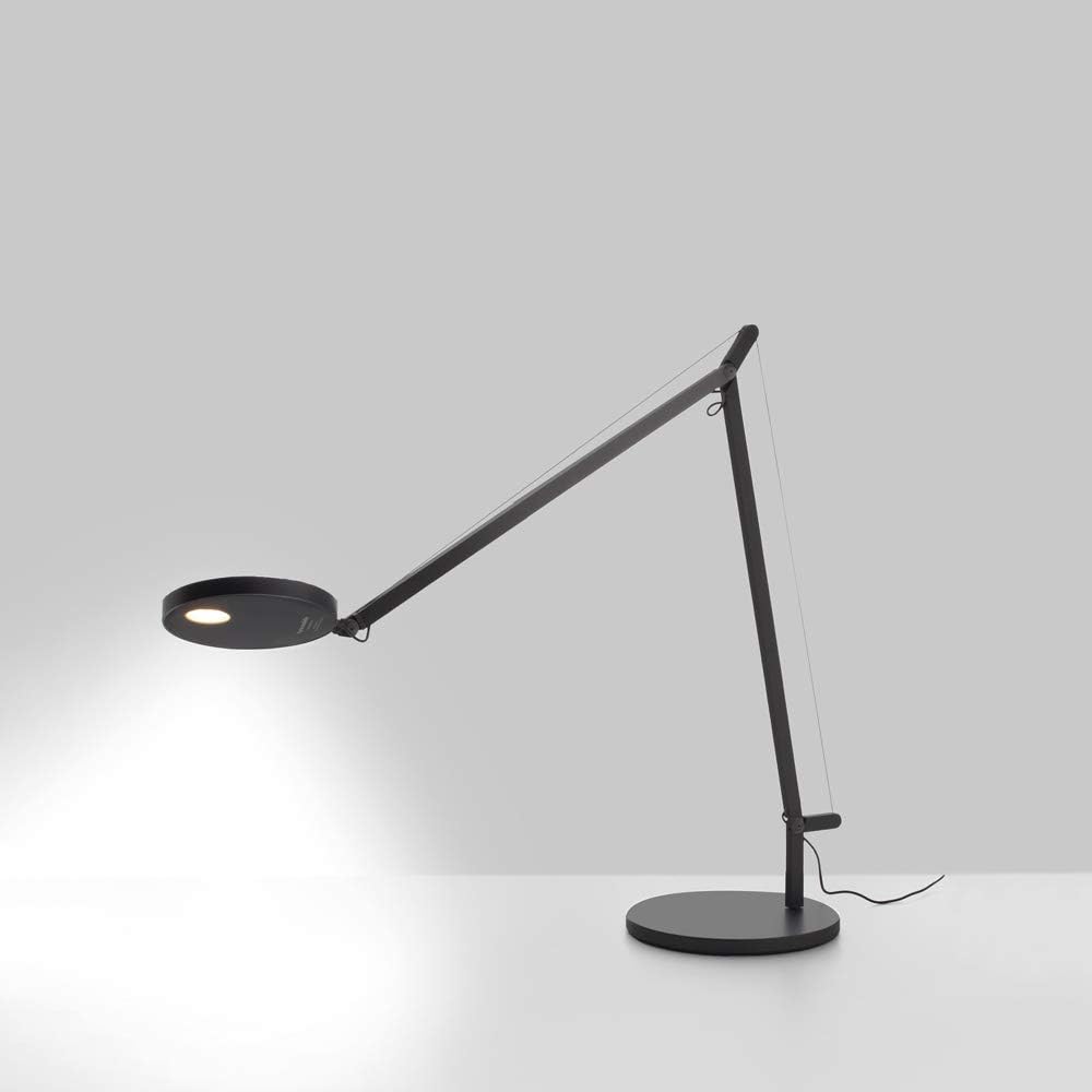 Artemide Demetra LED 9.2W 27K Dimmable Gray Desk Lamp with Desk Support
