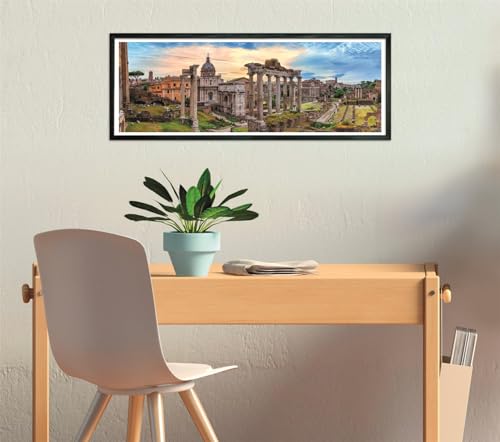 Puzzle 1000 pièces Panorama : Crépuscule sur 'Empire Éternel Clementoni Puzzles - vue 5