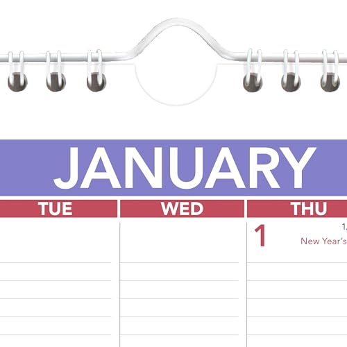 Image of AT-A-GLANCE 2026 Wall Calendar, 8 inch x 11 inch, Small, Ruled Blocks (PM12826)