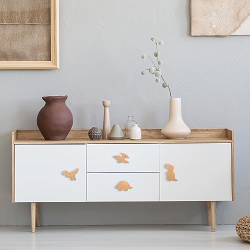 wooden animal dresser knobs
