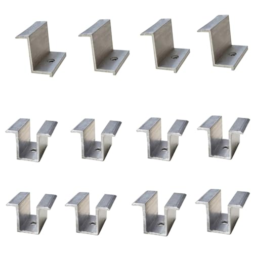 Image of Daystar Solutions Solar Panel mounting clamp 30MM for (5 Panel - 4 End Clamps and 8 Mid Clamps)