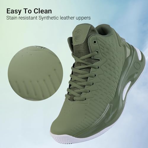 Image of Beita High Upper Basketball Shoes for Men Sneakers Breathable Sports Shoes Anti Slip