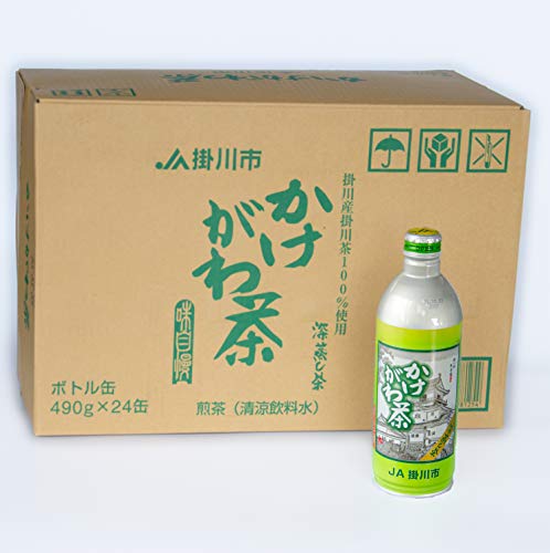 お茶旅 JA掛川市 かけがわ茶 深蒸し茶 アルミ缶490g×24本
