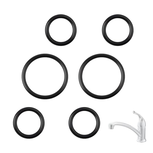 96778 Spout O-Ring Kit Fits Moen Kitchen faucets with a Rotating Spout Chateau/Extensa Models 7425, 7425BC, 7425W, Replaces 117 O-Ring Kit (2 Sets)