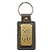 Black Faux Leather Keychain | Be Still and Know – Psalm 46:10 | Christian Gifts for Men