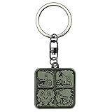 schlüsselanhänger monster stoff Hochwertiges Metall ABYstyle - Monster Hunter - Schlüsselanhänger - Symbole, mehrfarbig