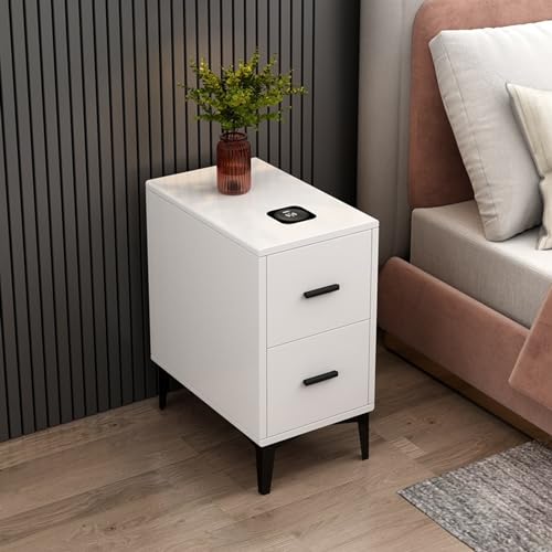 Petite table de chevet avec rangement pour espace étroit
