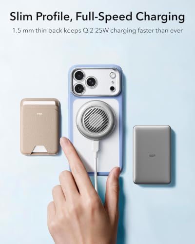 Image of ESR for iPhone 17 Pro Max Case, Camera Control Cover, Stash Stand, Compatible with MagSafe Accessories, TPU, Military-Grade Drop Protection, Hybrid Series, Light Blue